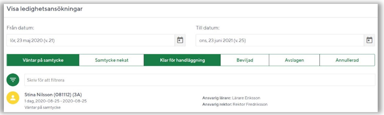 Personal kan behandla ans&ouml;kan p&aring; uppdrag av v&aring;rdnadshavare