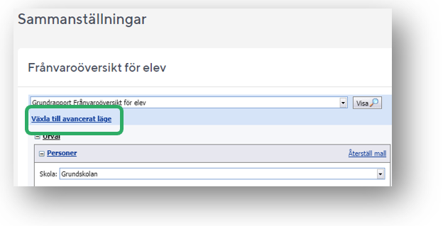 V&auml;xla till avancerat l&auml;ge