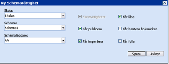 L&auml;gg till r&auml;ttigheter